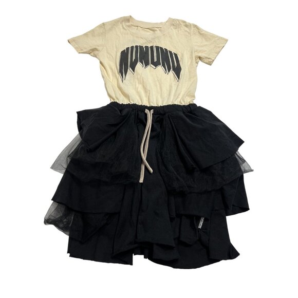 Nununu Rawk Layered Dress in Black - Picture 2 of 5